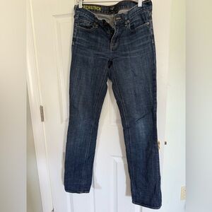 J. Crew Dark Blue Straight Leg Jeans